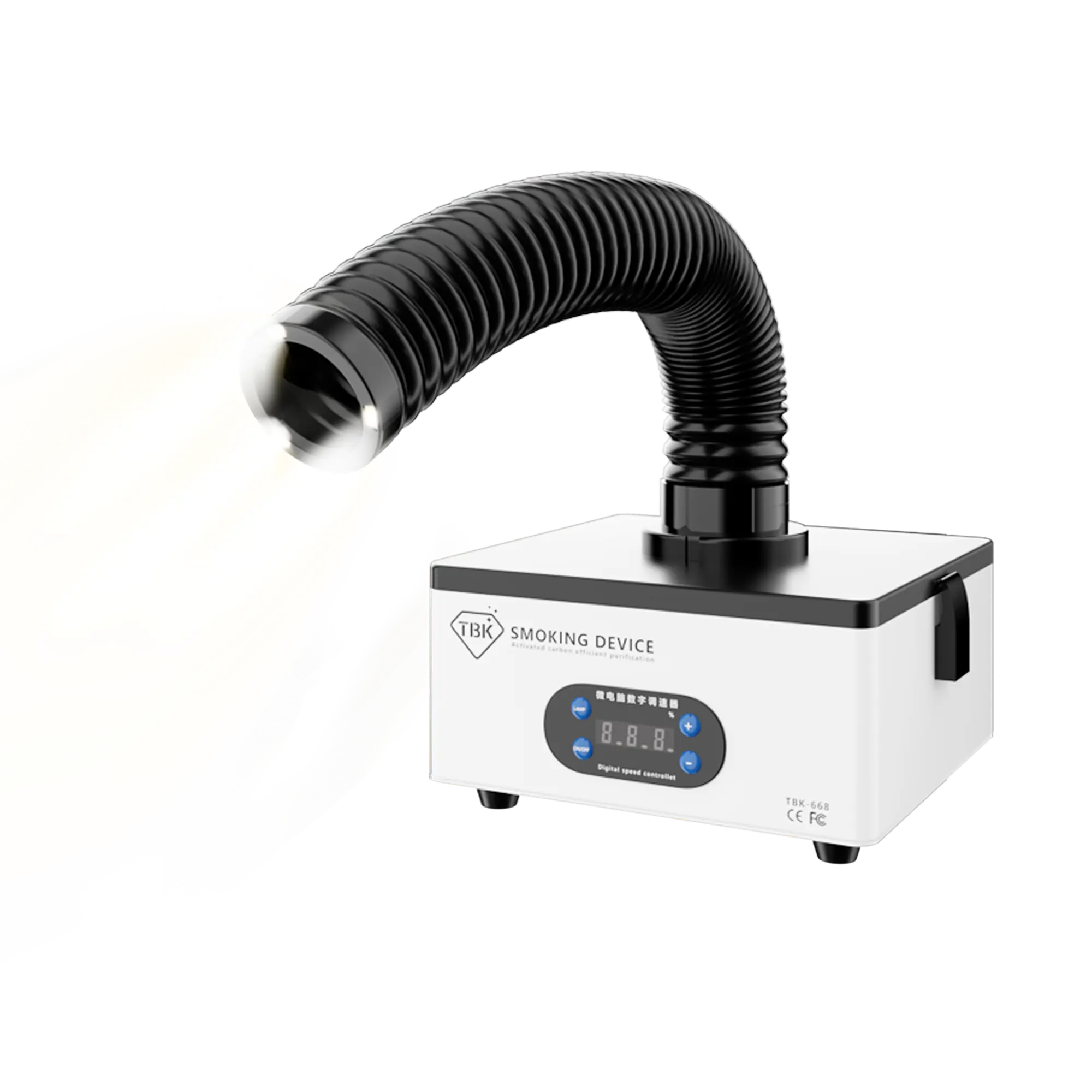 Мини-фильтр для очистки дыма TBK 668 для лазерной машины, портативный экстрактор дыма для ремонта мобильных телефонов, пайки, сварки