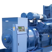 Harga Pabrik Baru 300kw untuk Genset Diesel Tunggal Tipe Open Silent 375kva Power Standby Auto Start ATS Generator Set Berpendingin Air