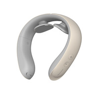 Appareil de massage du cou chauffant OEM Dongguan avec technologie EMS, 6 modes et rechargeable par USB