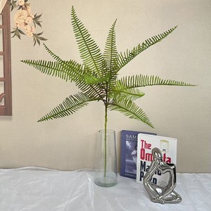 YL <strong>Large</strong> Artificial <strong>Plants</strong> Persian Leaves Real Touch Simulated <strong>Plants</strong> Indoor Outdoor Garden Decor <strong>Artifical</strong> Fern Long Stem - Product Image 3