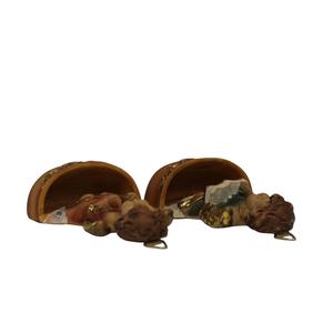 Ensemble de 2 figurines d'anges gardiens de Noël, hauteur 12 cm, design durable en forme de bol - 9006935218312 - Product Image 2