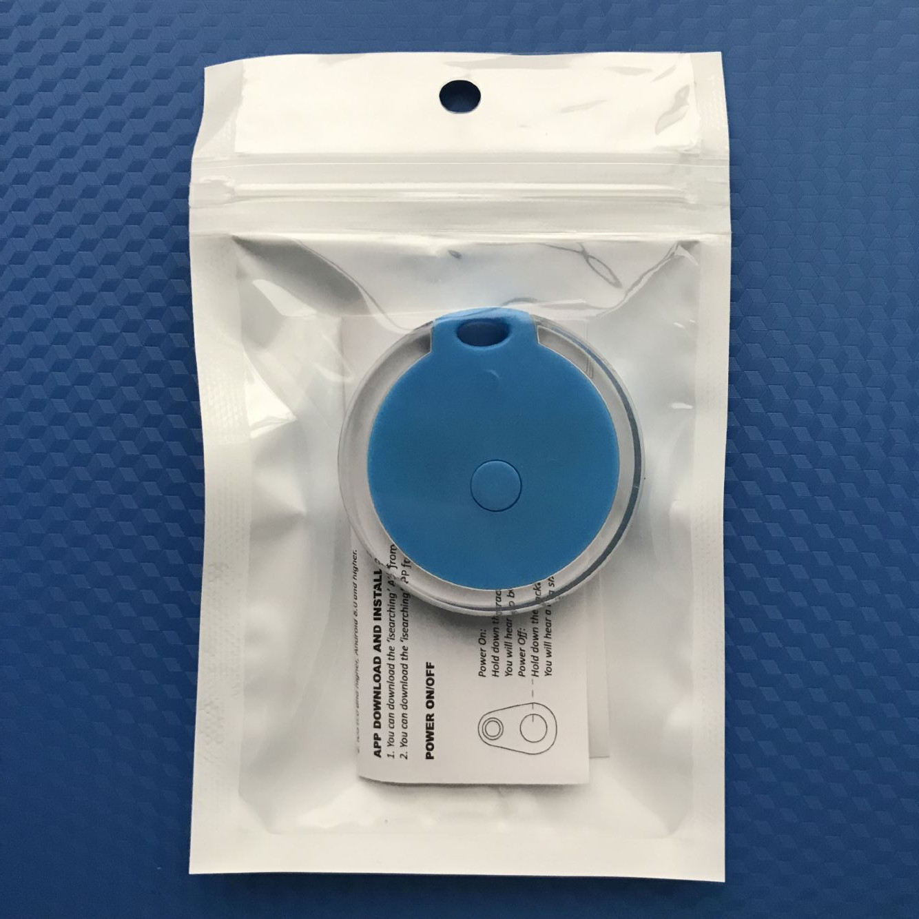 Emballage en sachet OPP bleu