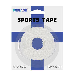 Kotak kustom sertifikasi CE pertolongan pertama dan cedera membungkus bergerigi tepi olahraga bungkus putih Faith pita untuk sepak bola - Product Image 2