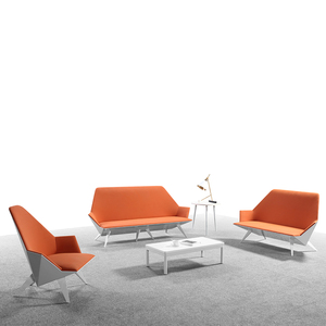 Muebles de oficina de alta calidad, sofá de oficina moderno, cómodo <span class=keywords><strong>y</strong></span> hermoso, sillón, sofá de tela de estilo europeo - Product Image 2