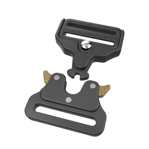 Schnellverschluss-Seitenschnalle 39mm Taktische Taschenschnalle aus Aluminiumlegierung Schwarz Taktische Schnalle für Taschen und Gurte - Product Image 2