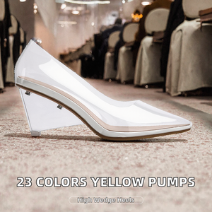 Zapatos de Tacón Alto de PVC Transparente para Mujer, Zapatos de Vestir con Plataforma, Zapatos de Novia para Boda, Verano - Product Image 2