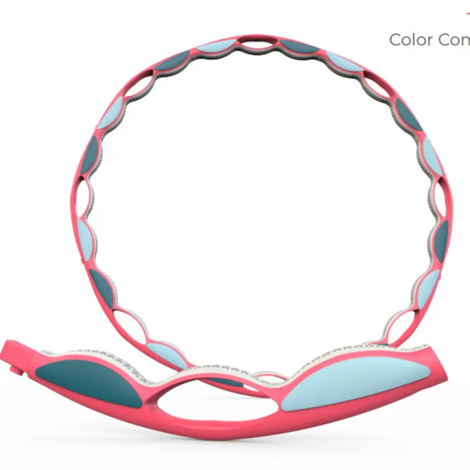 New Detachable Weighted Hula Ring Hoop for abdomen waist slimming hoop Adults Fitness Exercise
