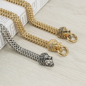 Pulsera Magnética Unisex Vintage de Acero Inoxidable de Alta Calidad con Baño de Oro PVD de 18K Au750 Personalizada 2025 – Regalo de Lujo a la Moda - Product Image 4