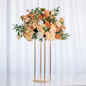 Nouveau support décoratif géométrique pour <span class=keywords><strong>mariage</strong></span>, présentoir de fenêtre haut-bas, ornements décoratifs pour table principale de <span class=keywords><strong>mariage</strong></span> BR-0952 - Product Image 1