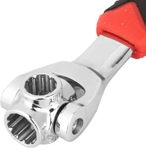 Llave de vaso multifuncional 8 en 1, juego de llaves de trinquete de 360 grados, llave de carcasa, llave de vaso 8 en 1, 8-19mm - Product Image 6