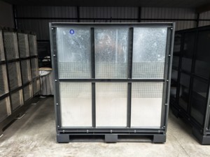 Collapsible Storage Steel <strong>Wire</strong> <strong>Mesh</strong> <strong>Container</strong> Folding Stillage Cage Industrial Transport Forklift Stackable Metal Box Pallet - Product Image 6