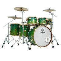 Hailun White Shadow Ensembles de batterie en bois d'érable Instrument de percussion de haute qualité Usine de vente directe Usine directe BON MARCHÉ