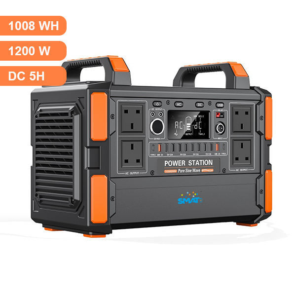 Portable 200W Solar Power Station MPPT Controller LiFePO4 Battery AC Solar Panel Outdoor Camping Flashlight Pure Sine Wave Type