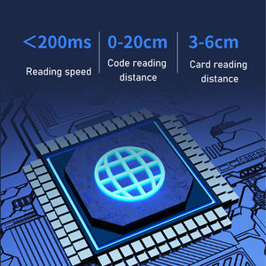 Lector de Tarjetas RFID EM MF con Código QR, Wiegand 26/34, RS485, RS232, con Luz LED, DC 5-16V, para Android/iOS, Montaje en Pared - Product Image 3