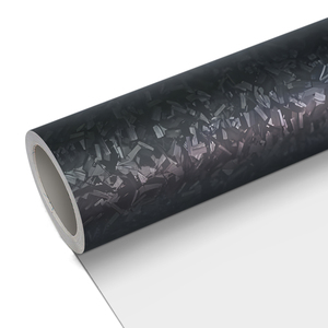 Film vinyle bleu en fibre de carbone PET longue durée, haute brillance, pour décoration intérieure, film vinyle TPU pour modification de voiture - Product Image 1