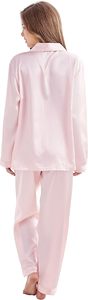 Conjunto de pijama clásico de satén para mujer de TONY y <span class=keywords><strong>CANDICE</strong></span>, ropa de dormir de verano con cierre de cintura elástica - Product Image 3