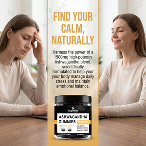 Caramelle Gommose OEM/ODM all'Ashwagandha per un Rimedio Naturale Contro lo Stress e per il Sonno e il Relax - Product Image 4