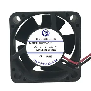 High Airflow 12v DC Case Fan 30x30x15mm Quiet Mini Fan For Handheld Game Console