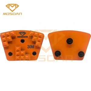 Herramientas de Diamante Sase Screws, Zapata de Pulido de Diamante con Forma de Pirámide Triple Trapezoidal para Preparación de Pisos de Concreto - Product Image 3