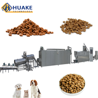 Ligne de production de machine d'extrusion d'aliments pour animaux de compagnie, poissons, chiots et chiens adultes