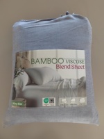 Parures de draps en mélange polyester et bambou, douces et de haute qualité, en couleur unie, pour la vente en gros, parures de lit violettes