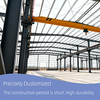 Estructura de Acero Q235/Q345 de Alta Resistencia al Viento para Edificios Industriales, Diseño Ventilado Ecológico para Talleres y Almacenes