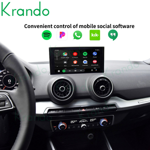 Krando <span class=keywords><strong>Android</strong></span> Auto Box para Audi Q2 MIB, interfaz inalámbrica Apple Carplay, caja de actualización de navegación para coche, Control de voz manos libres - Product Image 3