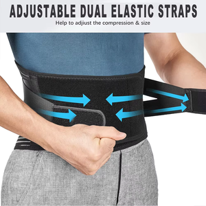 直販調整可能なウエストバックブレースサポートSciatica痛み緩和ブレース女性男性腰部サポート - Product Image 3