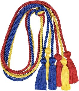 Borla de Cordón Trenzado de Poliéster Resistente para Graduación, Decoración de Cortinas, Prendas y Textiles para el Hogar - Product Image 2