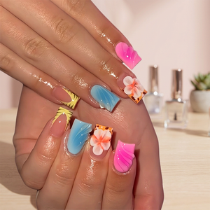 Uñas Postizas de Lujo con Diseño Moderno, Uñas Artificiales Personalizadas con Forma de Bailarina - Product Image 3