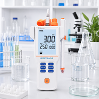 BIOSTELLAR PH110B pH-mètre portable rechargeable pour les tests en laboratoire et sur le terrain avec reconnaissance de tampon NIST et MTC