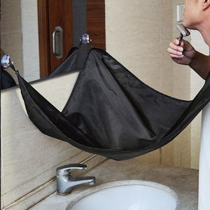 Tablier de rasage avec ventouse réutilisable noir et blanc pour un usage quotidien - Product Image 5