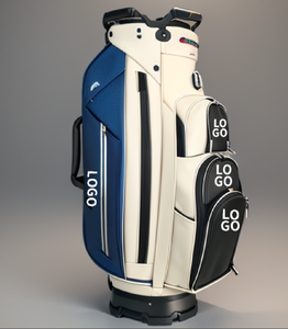 NOUVEAU <span class=keywords><strong>Sac</strong></span> <span class=keywords><strong>de</strong></span> <span class=keywords><strong>golf</strong></span> OEM en cuir PU, 14 compartiments, imperméable, très léger, <span class=keywords><strong>de</strong></span> qualité supérieure, avec logo personnalisé, vente en gros directe d'usine - Product Image 1
