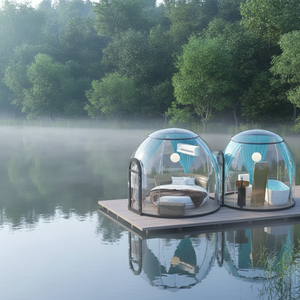 บ้านโดมใสหรูหราขนาด 2.1 เมตร 2 ห้องนอน พร้อมห้องน้ำ สำหรับแกลมปิ้ง รีสอร์ท โรงแรม ชมดาว บ้านชมวิวท้องฟ้า - Product Image 1