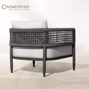 Nuevo diseño, muebles cómodos, muebles de jardín, juego de sofás de aluminio para exteriores - Product Image 4