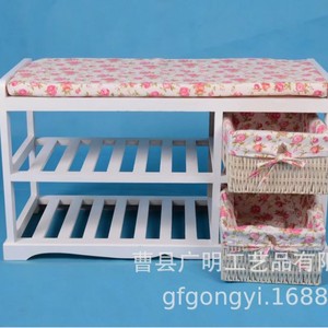 Solid Wood <b>Shoe</b> Bench With <b>Storage</b> For Home Entryway Changing <b>Shoes</b> - Product Image 2