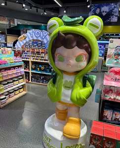 Sculpture de <span class=keywords><strong>lion</strong></span> en fibre de verre de haute qualité, grande statue décorative d'extérieur et d'intérieur pour centre commercial et devanture de magasin - Product Image 4