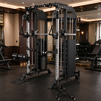 Machine Smith multifonctionnelle tout-en-un pour la maison avec rack de musculation et croisement de câbles – Équipement de fitness commercial