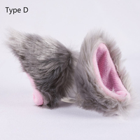 Facile à utiliser dessin animé créatif mignon peluche moto vélo casque chat oreille Type décoration partie