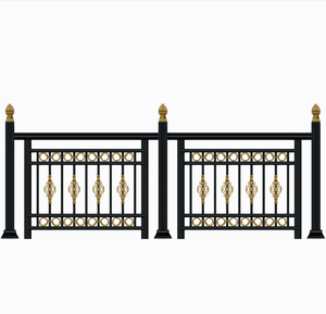 Clôture <span class=keywords><strong>de</strong></span> jardin en acier zingué <span class=keywords><strong>de</strong></span> haute qualité, garde-corps <span class=keywords><strong>de</strong></span> <span class=keywords><strong>balcon</strong></span> <span class=keywords><strong>pour</strong></span> fermes et résidences, portails grillagés, revêtement poudré, installation rapide, métal sûr - Product Image 1