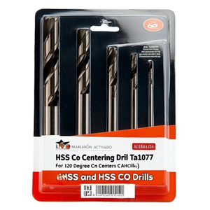 Broca de Centrado HSS Co TA1077 para Centros de 120 Grados, Brocas HSS y HSS Co - Product Image 2