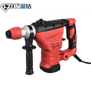 SDS Plus 12.5Inch Heavy Duty Rotary Hammer Khoan An Toàn Ly Hợp 3 Chức Năng Với Kiểm Soát Rung Bao Gồm Cả Mỡ Đục