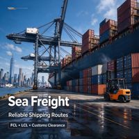 Transitaire International Chine-USA : Service de Réservation de Fret Maritime, Support de Transport Porte-à-Porte, Taxes Incluses