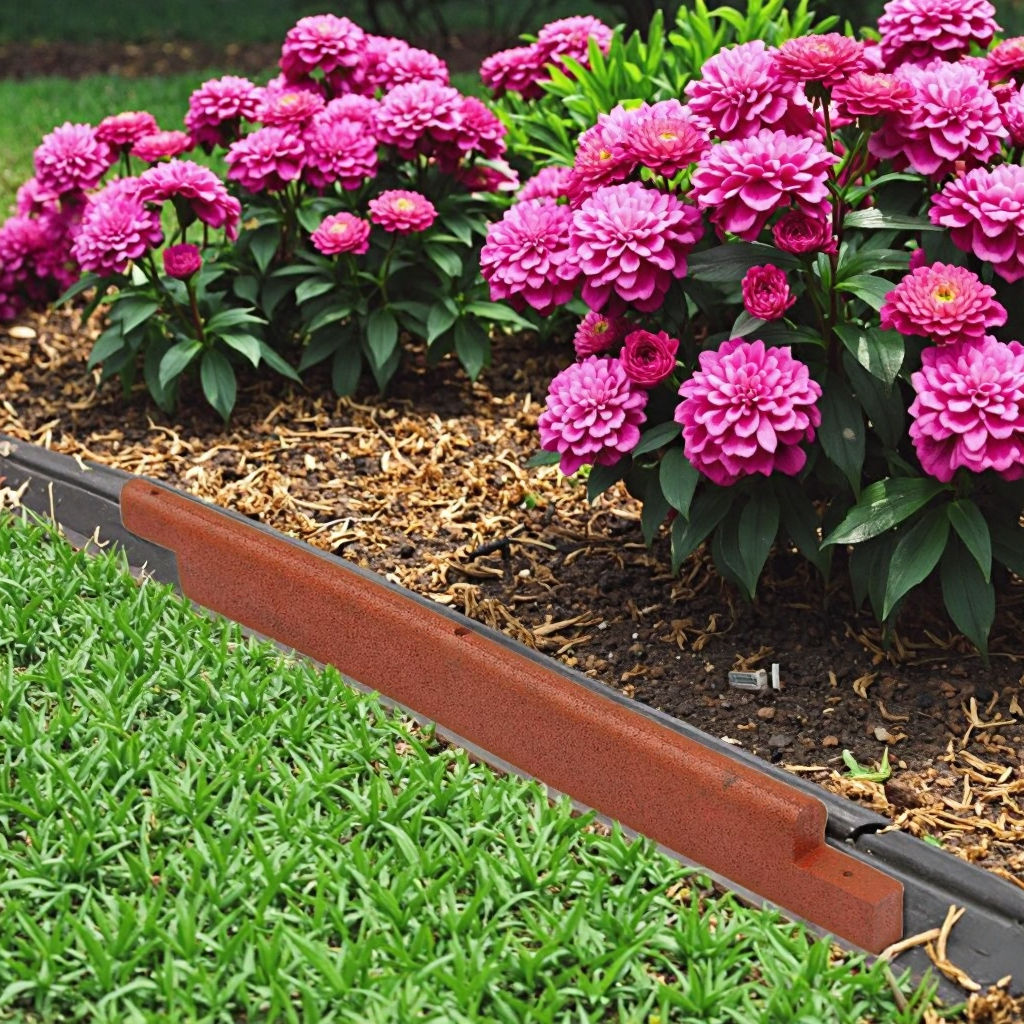 Durable Rubber Edge Borders for Landscaping \u0026 Flooring, image size:1024x1024