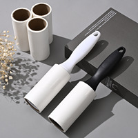 Cute Pink Manual Lint Roller Set Wieder verwendbare Haushalts reinigung Sticky Tear Paper Sofa Kleidung Manuelle Reinigungs rolle