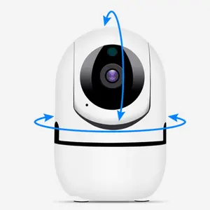 智能自动跟踪人类家庭安全监控CCTV网络迷你Wifi凸轮1080P云无线IP摄像头