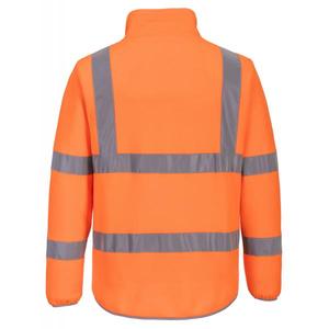 เสื้อแจ็กเก็ตผ้าฟลีซสีส้ม EC70ORRS รักษ์โลก5036108367702 HI-VIS ชุดทำงาน - Product Image 2