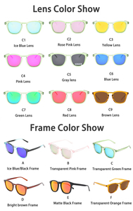 نظارات شمسية ملونة كبيرة الحجم بتصميم عصري جديد للبيع بالجملة ، نظارات شمسية كلاسيكية مستقطبة للخارج بشعار مخصص للصيد - Product Image 3