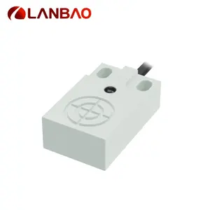 LANBAO دافق مربع جهاز استشعار مقاربة استقرائية 10-30V 5 مللي متر مسافة الكشف DC حثي prox الاستشعار مع CE