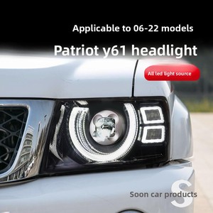 Pour Patrol Y61 2006-2022, phares modifiés à double lentille LED <span class=keywords><strong>12V</strong></span> 24V avec feux de jour et clignotants - Product Image 5